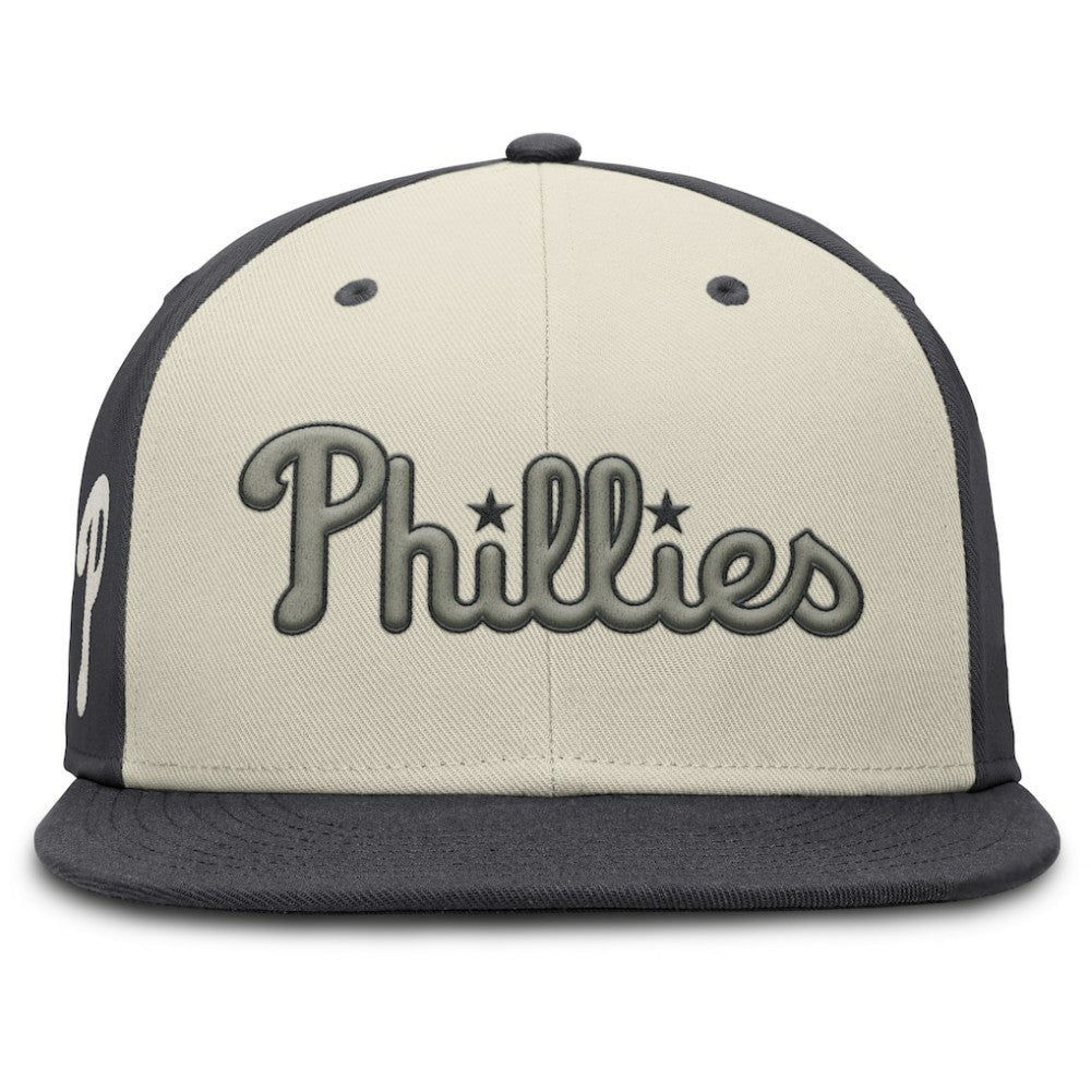 Cream Philadelphia Phillies Nike Dri-FIT True Fitted Hat