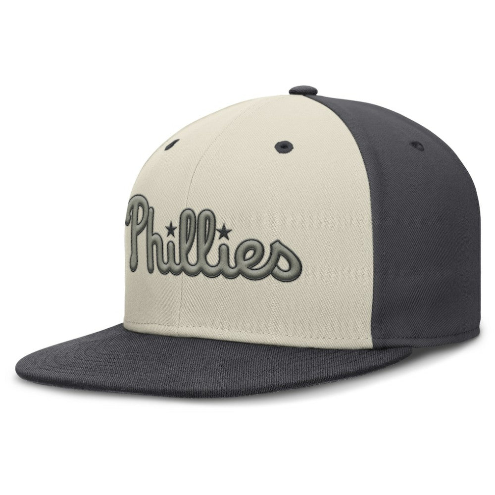 Cream Philadelphia Phillies Nike Dri-FIT True Fitted Hat