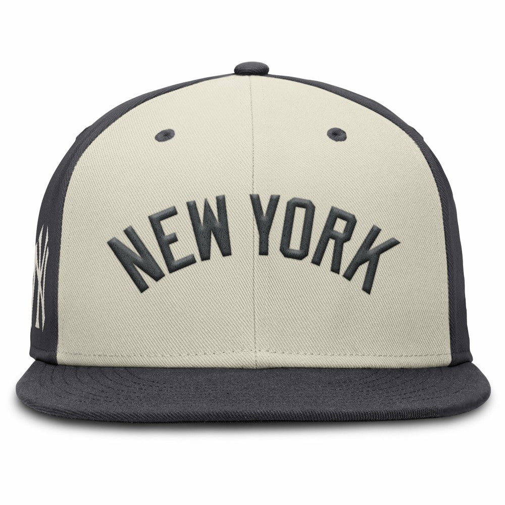 Cream New York Yankees Nike Dri-FIT True Fitted Hat