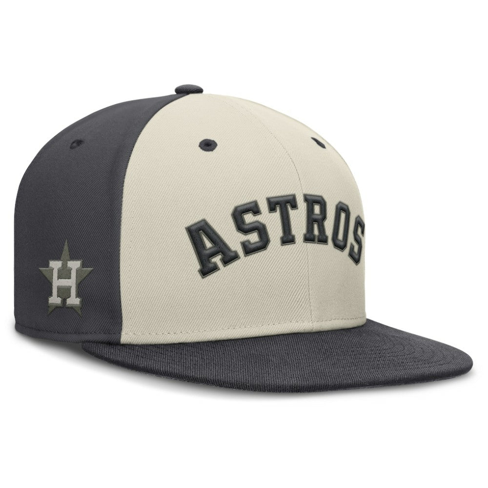 Cream Houston Astros Nike Dri-FIT True Fitted Hat