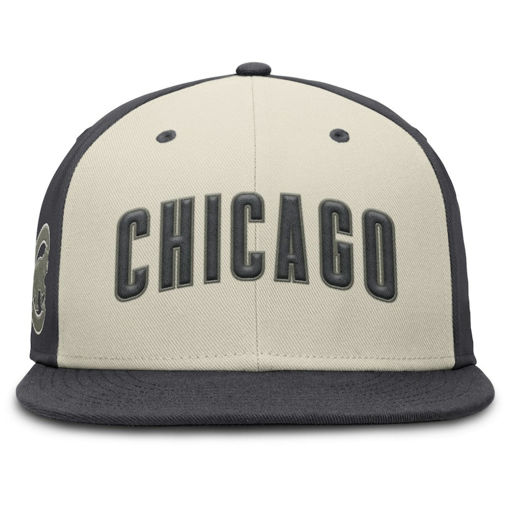 Cream Chicago Cubs Nike Dri-FIT True Fitted Hat