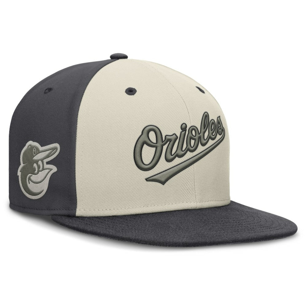 Cream Baltimore Orioles Nike Dri-FIT True Fitted Hat