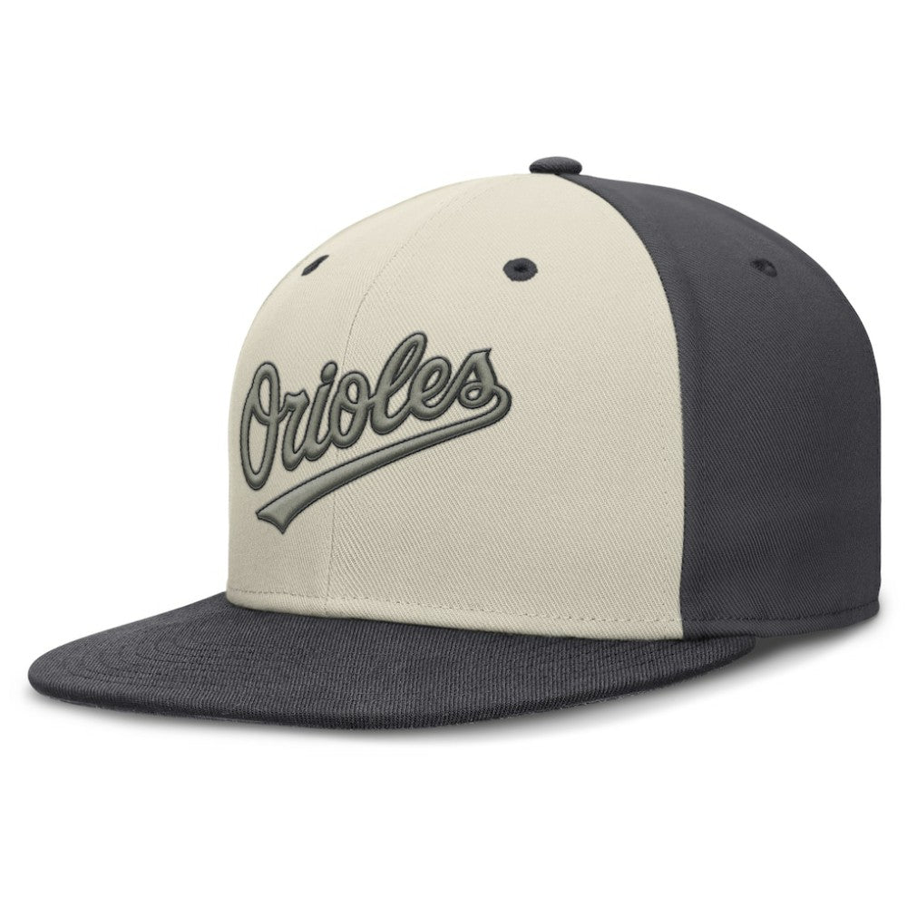 Cream Baltimore Orioles Nike Dri-FIT True Fitted Hat