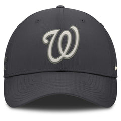 Anthracite Washington Nationals Nike Club Dri-FIT Adjustable Hat