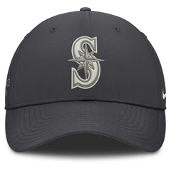Anthracite Seattle Mariners Nike Club Dri-FIT Adjustable Hat