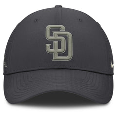 Anthracite San Diego Padres Nike Club Dri-FIT Adjustable Hat