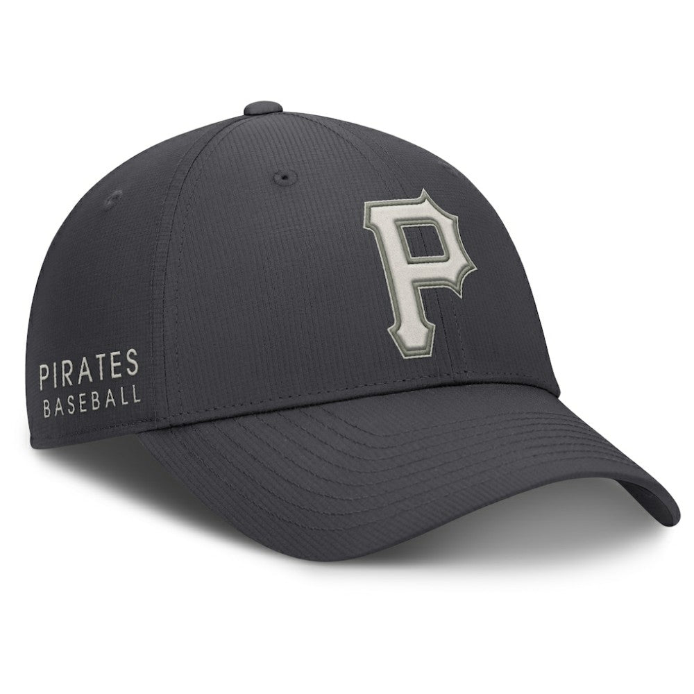 Anthracite Pittsburgh Pirates Nike Club Dri-FIT Adjustable Hat