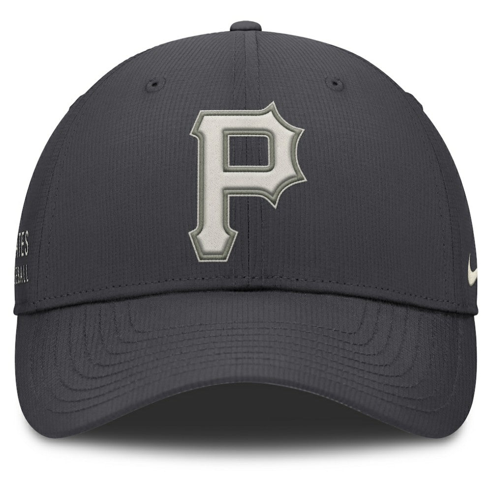 Anthracite Pittsburgh Pirates Nike Club Dri-FIT Adjustable Hat