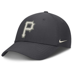 Anthracite Pittsburgh Pirates Nike Club Dri-FIT Adjustable Hat