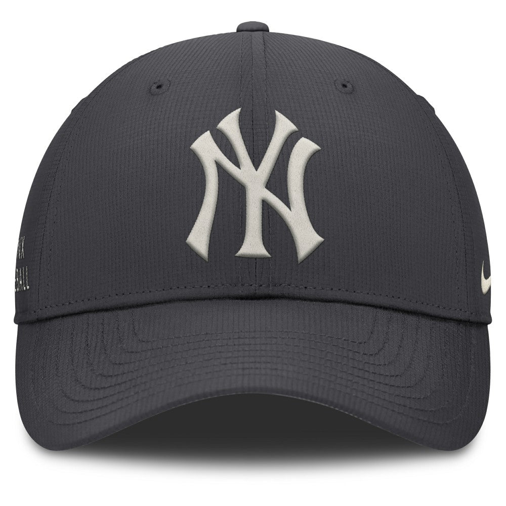 Anthracite New York Yankees Nike Club Dri-FIT Adjustable Hat