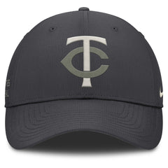 Anthracite Minnesota Twins Nike Club Dri-FIT Adjustable Hat