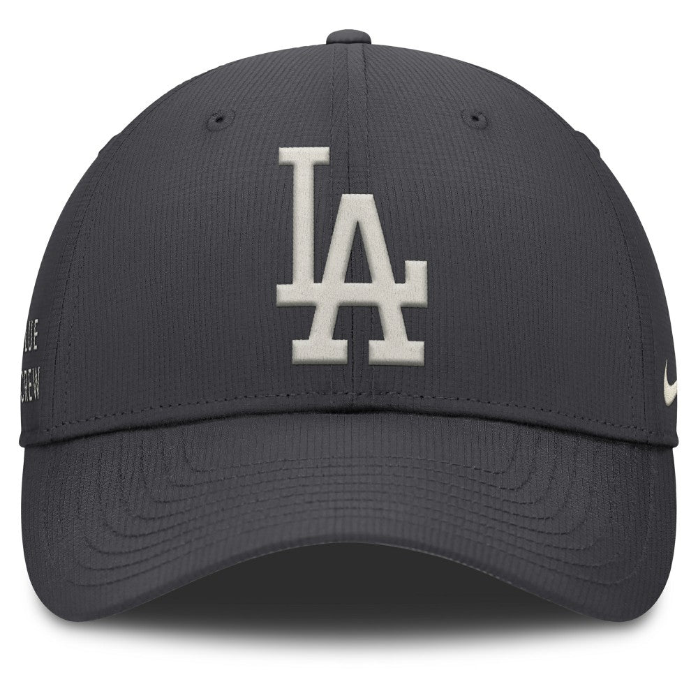 Anthracite Los Angeles Dodgers Nike Club Dri-FIT Adjustable Hat