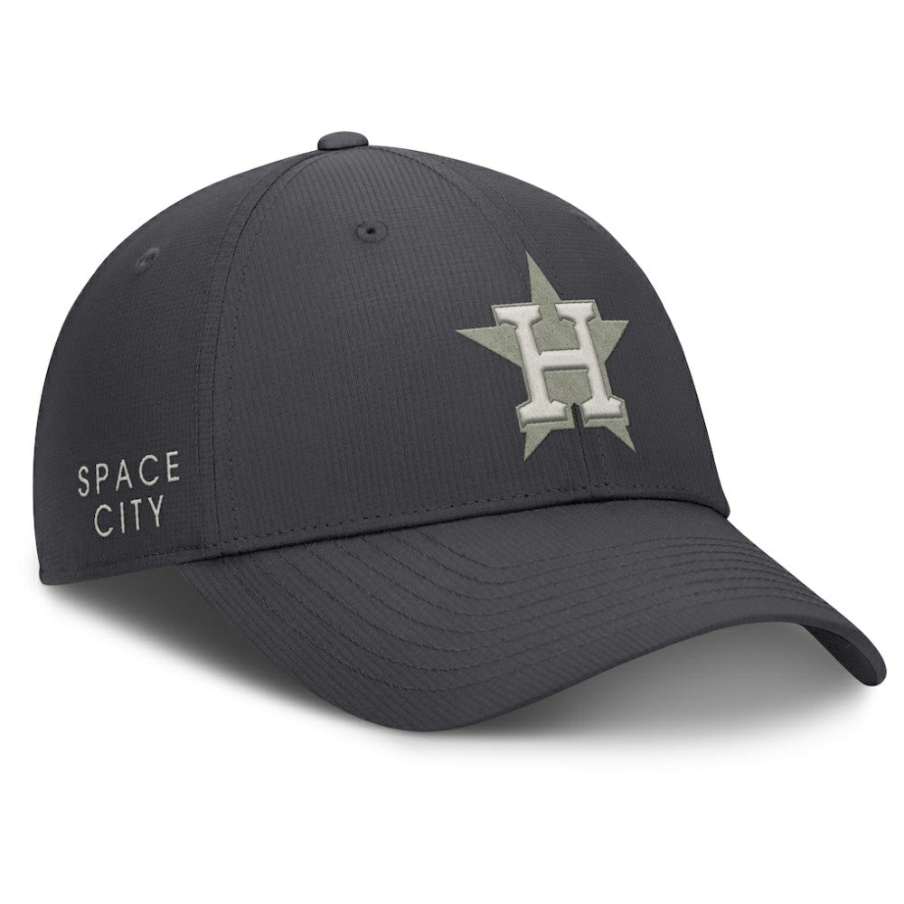 Anthracite Houston Astros Nike Club Dri-FIT Adjustable Hat