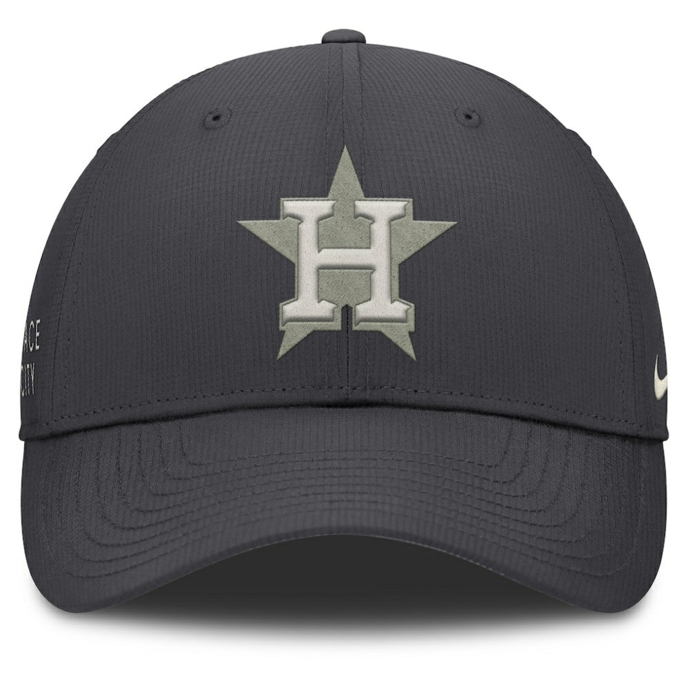 Anthracite Houston Astros Nike Club Dri-FIT Adjustable Hat