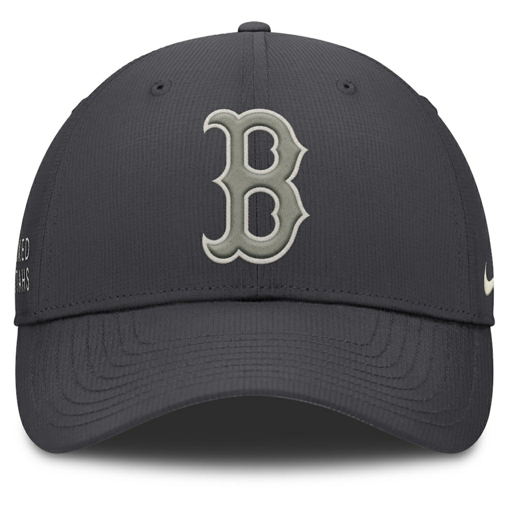 Anthracite Boston Red Sox Nike Club Dri-FIT Adjustable Hat