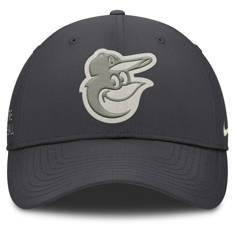 Anthracite Baltimore Orioles Nike Club Dri-FIT Adjustable Hat