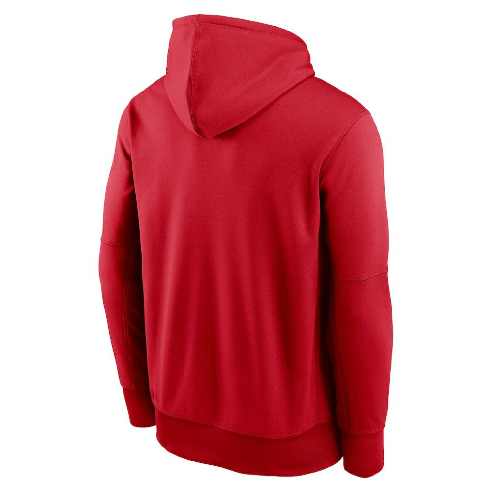 Red Philadelphia Phillies Nike 2025 MLB Postseason Authentic Collection Therma Fleece Hoodie