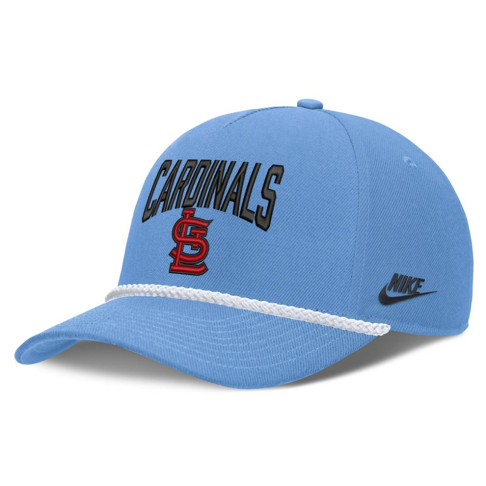 Light Blue St. Louis Cardinals Nike Cooperstown Rise Adjustable Hat