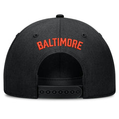 Black Baltimore Orioles Nike Cooperstown Rise Adjustable Hat