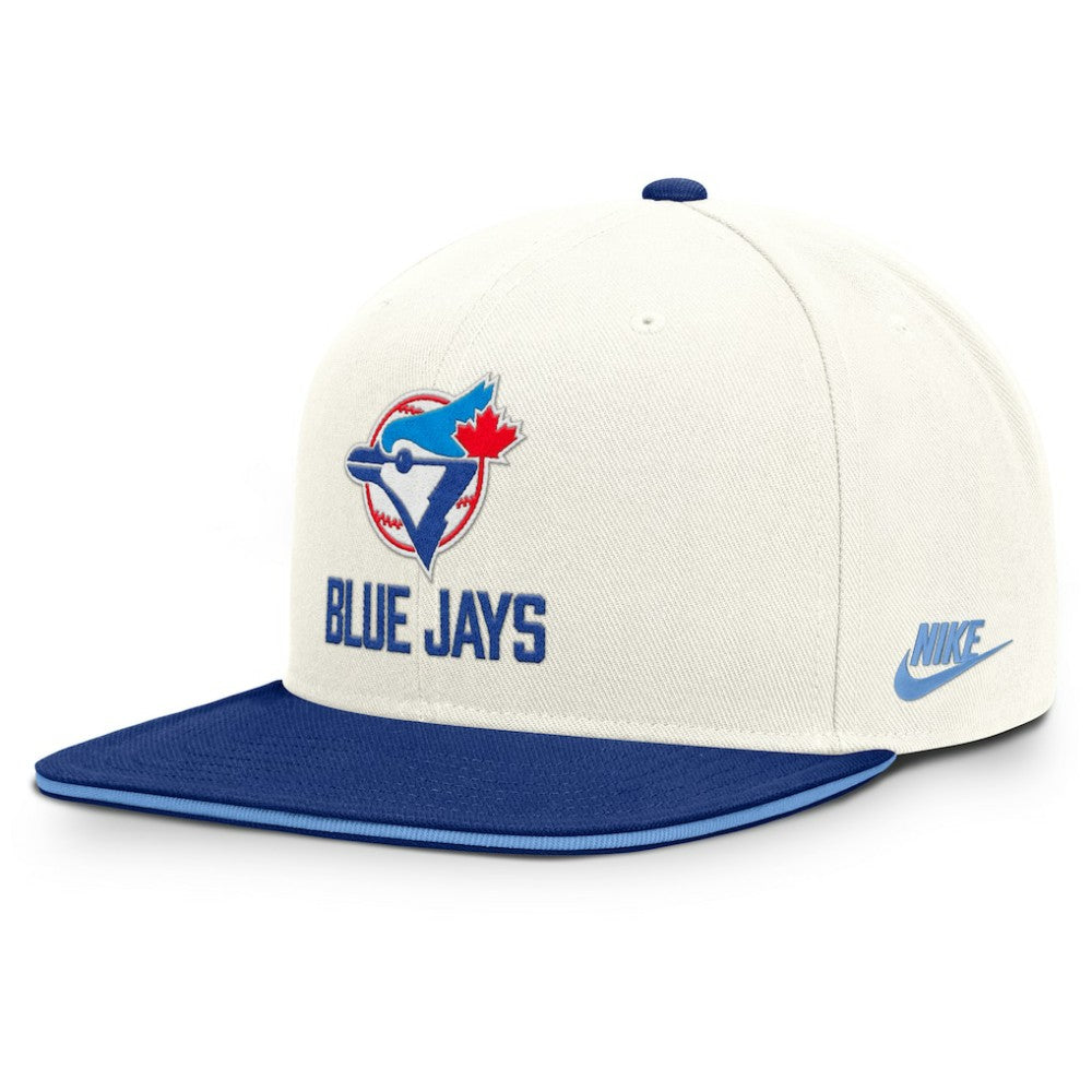 Cream/Royal Toronto Blue Jays Nike Cooperstown Pro Dri-FIT Snapback Hat