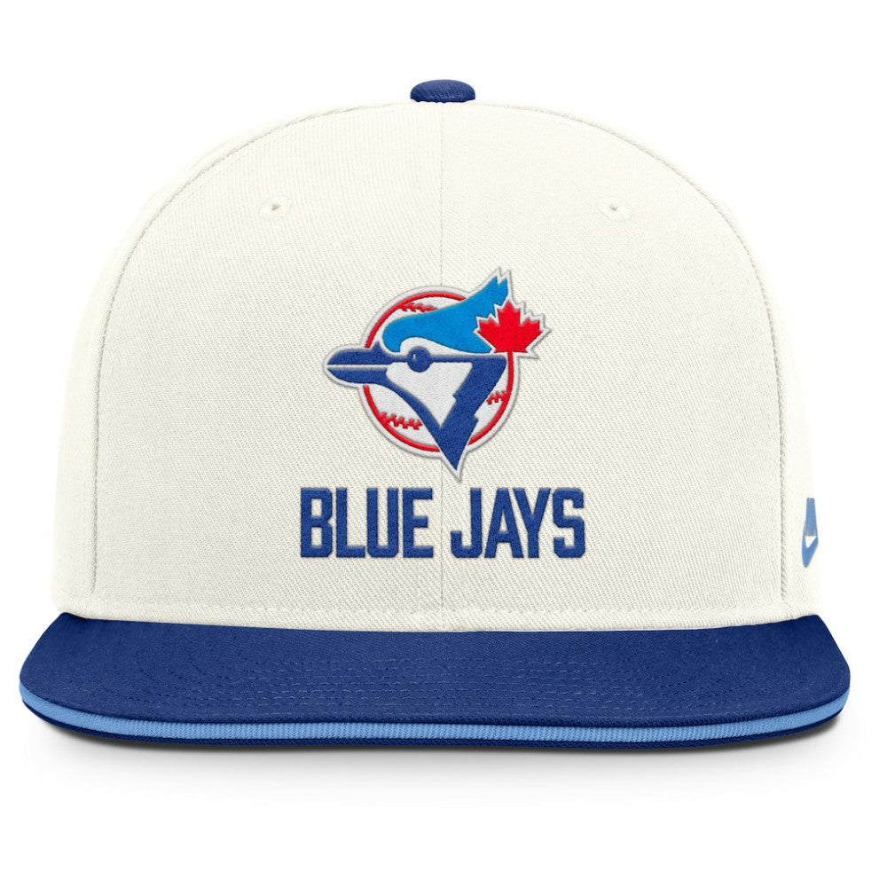 Cream/Royal Toronto Blue Jays Nike Cooperstown Pro Dri-FIT Snapback Hat