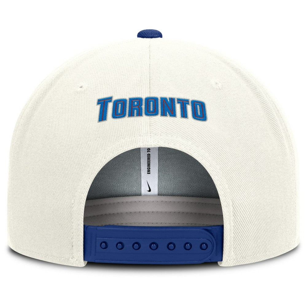 Cream/Royal Toronto Blue Jays Nike Cooperstown Pro Dri-FIT Snapback Hat