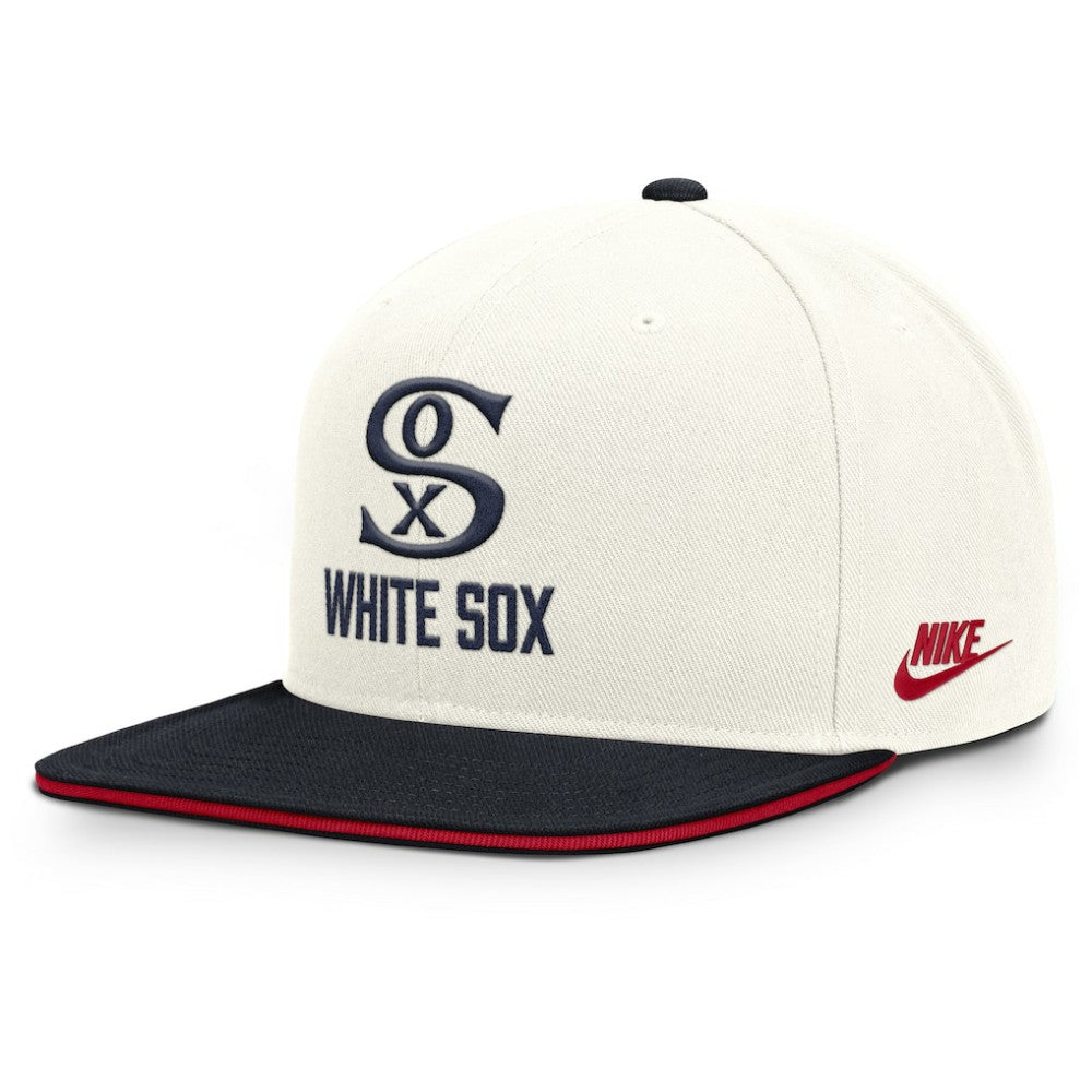 Cream/Navy Chicago White Sox Nike Cooperstown Pro Dri-FIT Snapback Hat