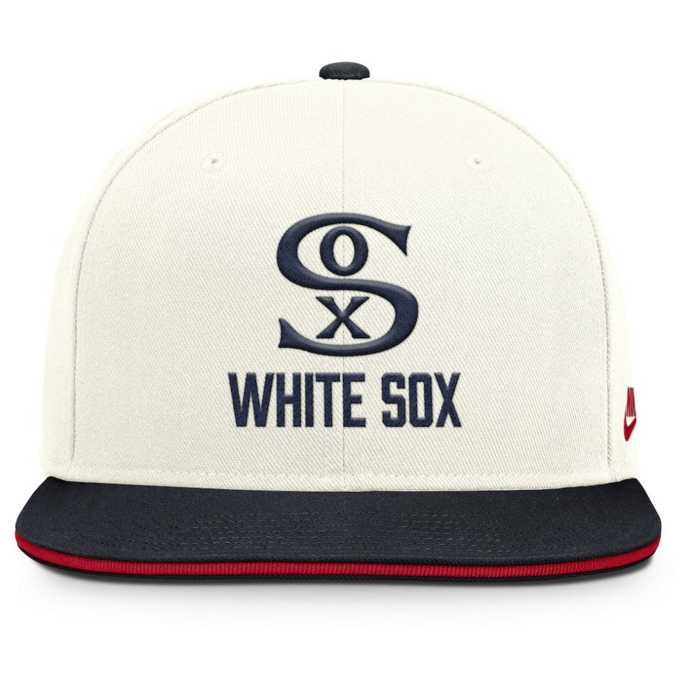 Cream/Navy Chicago White Sox Nike Cooperstown Pro Dri-FIT Snapback Hat