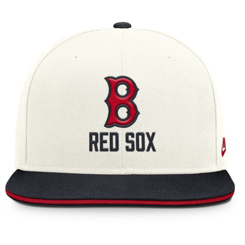 Cream/Navy Boston Red Sox Nike Cooperstown Pro Dri-FIT Snapback Hat