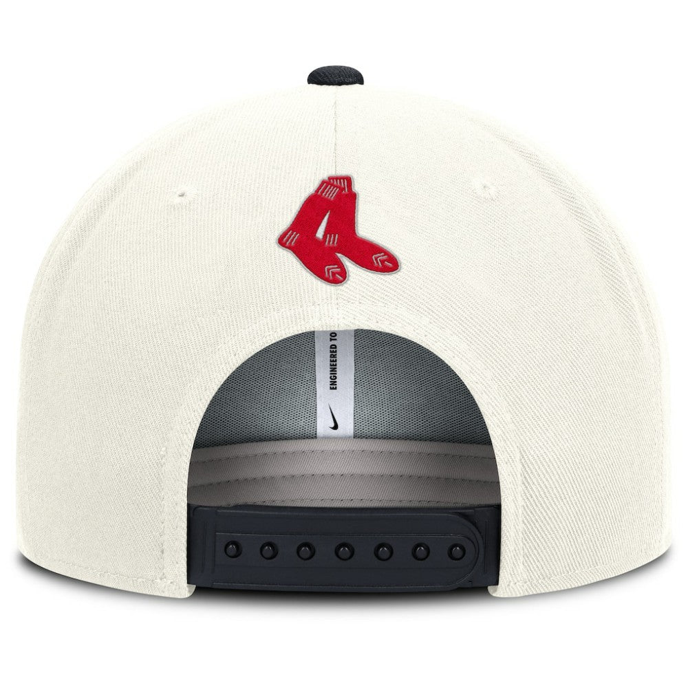 Cream/Navy Boston Red Sox Nike Cooperstown Pro Dri-FIT Snapback Hat