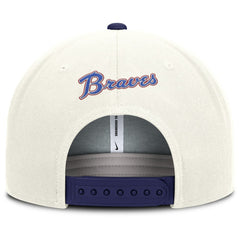 Cream/Royal Atlanta Braves Nike Cooperstown Pro Dri-FIT Snapback Hat