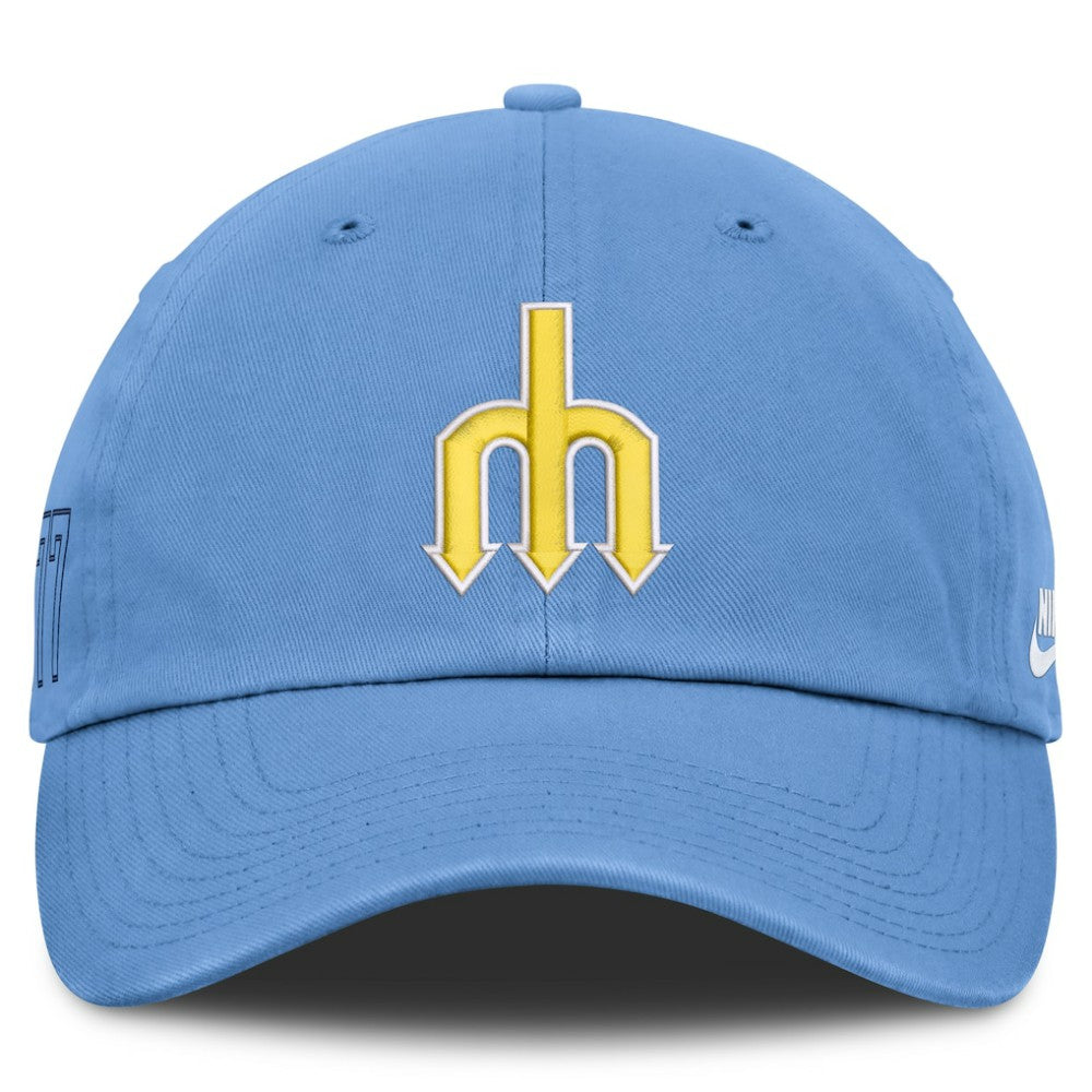 Light Blue Seattle Mariners Nike Cooperstown Club Adjustable Hat