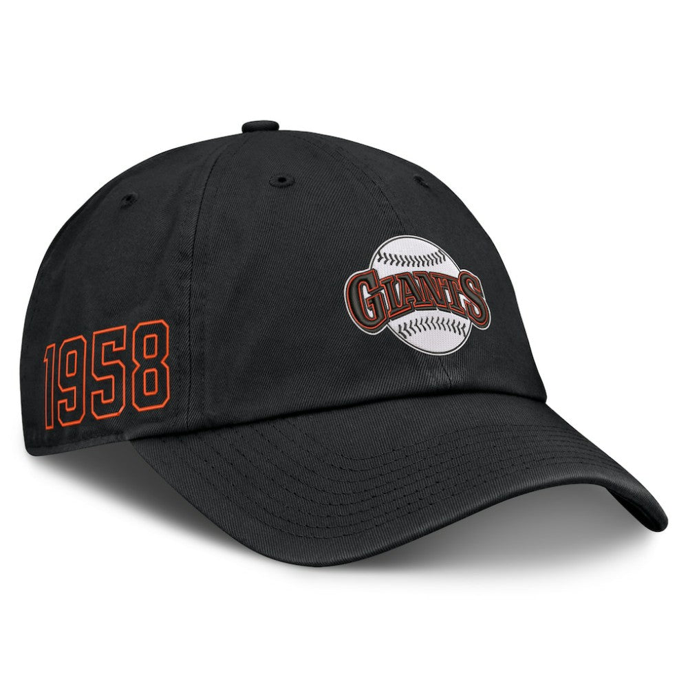 Black San Francisco Giants Nike Cooperstown Club Adjustable Hat
