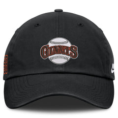 Black San Francisco Giants Nike Cooperstown Club Adjustable Hat