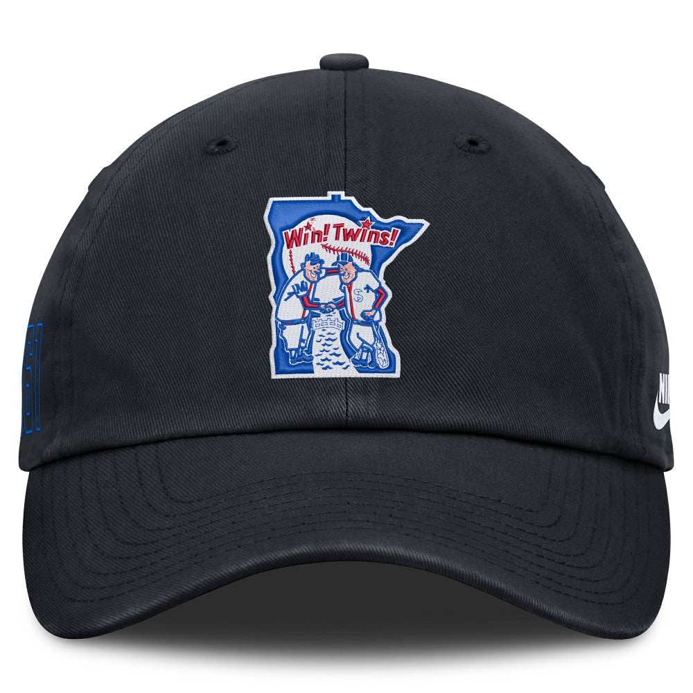 Navy Minnesota Twins Nike Cooperstown Club Adjustable Hat