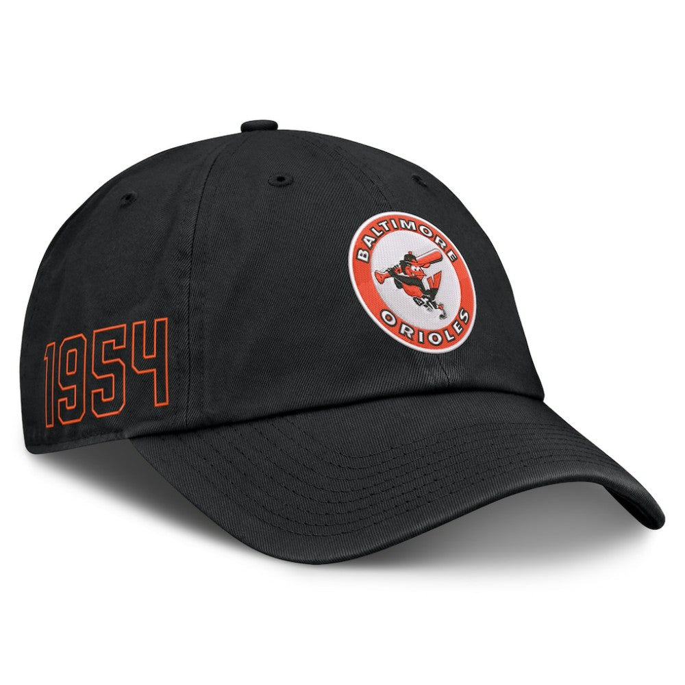 Black Baltimore Orioles Nike Cooperstown Club Adjustable Hat