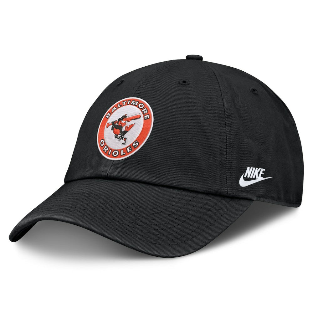 Black Baltimore Orioles Nike Cooperstown Club Adjustable Hat