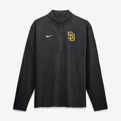 Black San Diego Padres Nike Dri-FIT Victory Half-Zip Pullover