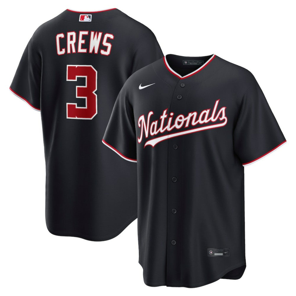 Navy Dylan Crews Washington Nationals Nike Alternate Replica Jersey
