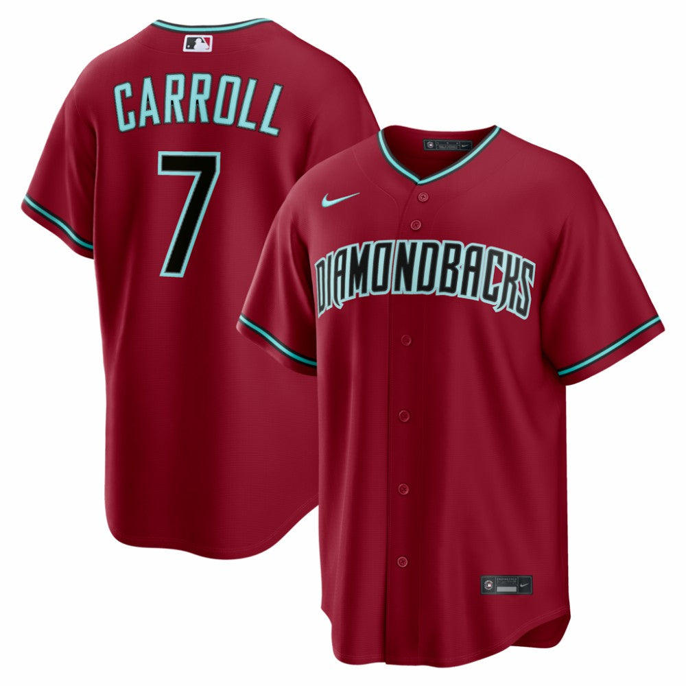 Crimson Corbin Carroll Arizona Diamondbacks Nike Alternate 2 Replica Jersey