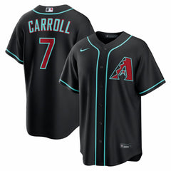 Black Corbin Carroll Arizona Diamondbacks Nike Alternate Replica Jersey