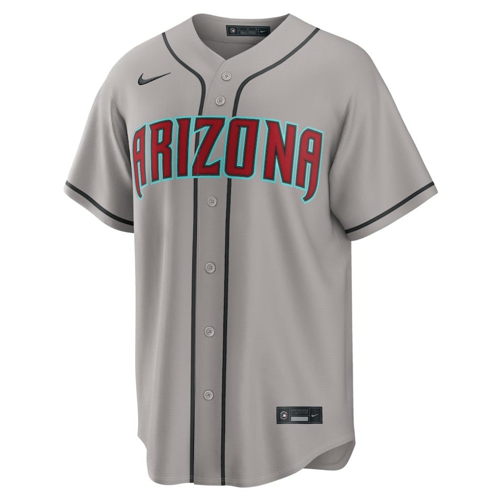 Gray Corbin Carroll Arizona Diamondbacks Nike Road Replica Jersey