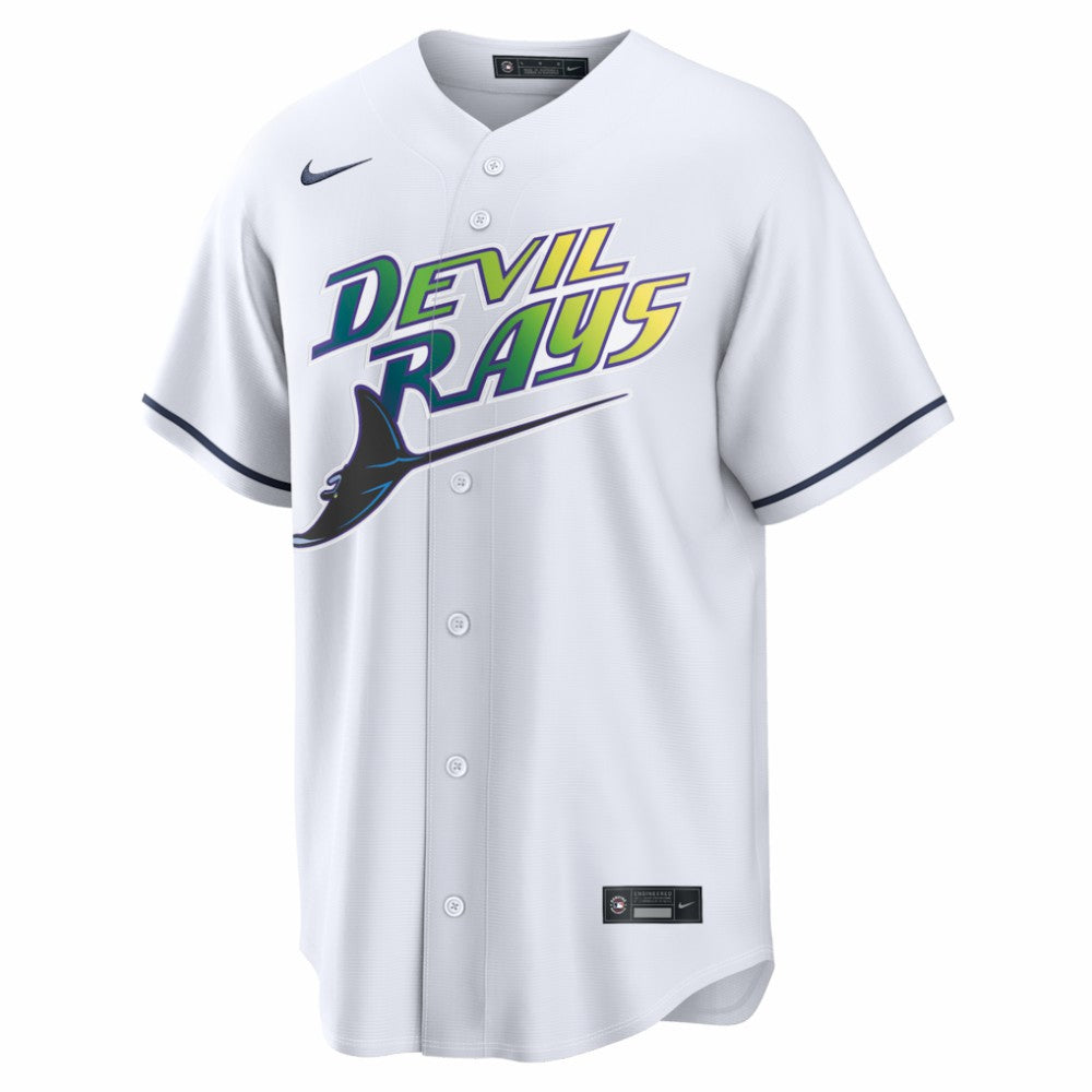White Junior Caminero Tampa Bay Rays Nike Alternate 2 Replica Jersey