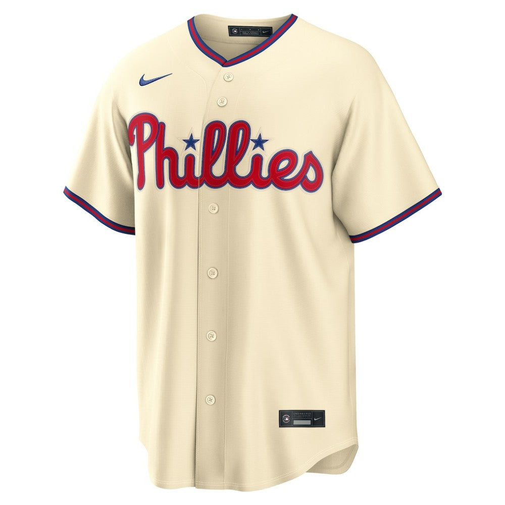 Cream Bryce Harper Philadelphia Phillies Nike Alternate Replica Jersey