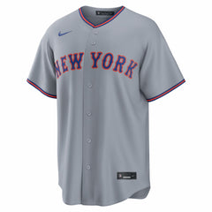 Gray Francisco Lindor New York Mets Nike Road Replica Jersey