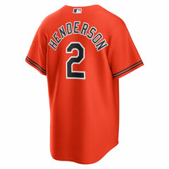 Orange Gunnar Henderson Baltimore Orioles Nike Alternate 2 Replica Jersey