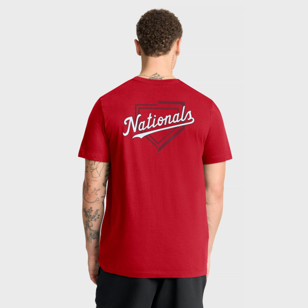 Red Washington Nationals Nike Primetime 2-Hit T-Shirt