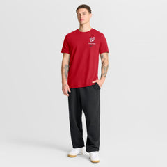 Red Washington Nationals Nike Primetime 2-Hit T-Shirt