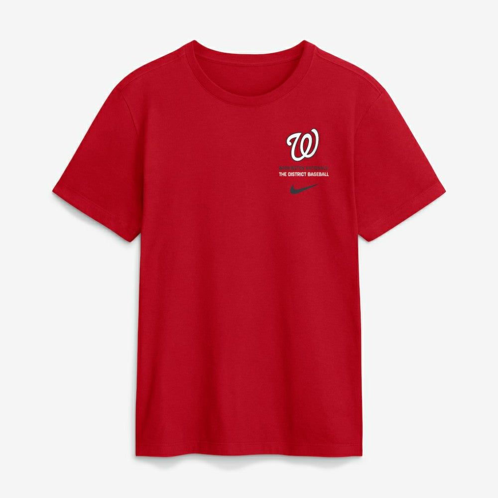 Red Washington Nationals Nike Primetime 2-Hit T-Shirt