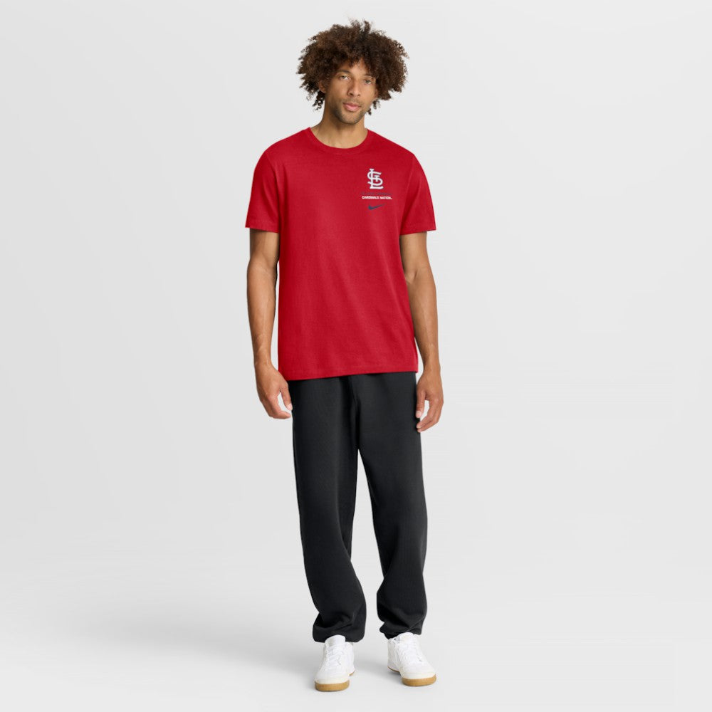 Red St. Louis Cardinals Nike Primetime 2-Hit T-Shirt